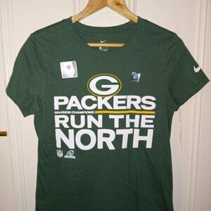 Nike Green Bay Packers Run The North Womens T Shirt